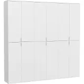 Ebuy24 ProjektX kledingkast 12 deuren wit.