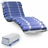 Mobiclinic Mobi 2 - Anti Decubitus Matras - Brandwerend Medisch PVC - Met wisselende cellen en compressor - Graad 1UPP - Blauw