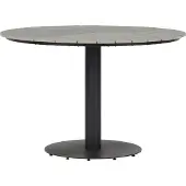 Ebuy24 Hector tuintafel Ø110 cm grijs.