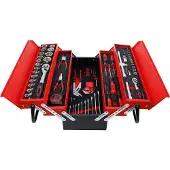BGS-technic Metalen gereedschapskoffer inclusief gereedschappenassortiment 86 delig