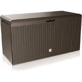 Prosperplast Opbergbox - bruin - kunststof - 290 liter - 114 x 47 x 59 cm