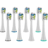 TrueLife SonicBrush UV-opzetstukken, wit, voor gevoelig tandvlees, 8 stuks