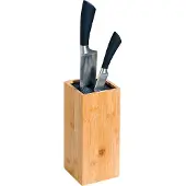 Kesper Messenblok, standaard voor bamboe keukenmessen, keukenaccessoires