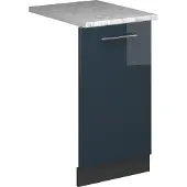 Vicco Fame-Line Vaatwasserfrontpaneel – 45 cm, WB Marmer Donkerblauw hoogglans