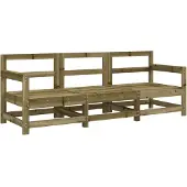 Sonstiges 3-delige Loungeset geïmpregneerd grenenhout
