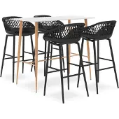 Prolenta Maison Exclusive - Barset, 5-delig, wit en zwart