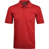Ragman Softknit Regular Fit Polo shirt Korte mouw aardbei