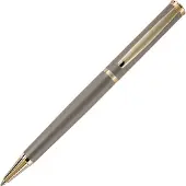 HUGO BOSS Taupe balpen met goudkleurige accenten