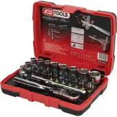 Ks Tools 1/4" TORSIONpower bitset, 33-delig.
