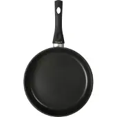 CARUNO Kuketo | Koekenpan 30 cm Ambition Magnat – Grote anti-aanbakpan voor inductie en gas – Aluminium, soft-touch handgreep, zwart, robuust en veelzijdig