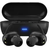 Maxell MINI DUO Wireless in-ear headphones with charging case Black