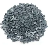 LEGO 1x2 blokken, hoge blokken, donkergrijs - 3004, NIEUW! Aantal: 100 stuks