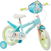 Toimsa kinderfiets 14 inch, model BLUEY, met afbeelding van een hond - 1459