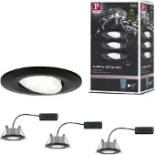 Paulmann LED inbouwspot Calla, basisset, kantelbaar