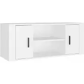 vidaXL Tv-meubel 100x35x40 cm bewerkt hout wit