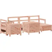 vidaXL 7-delige Loungeset massief douglas vurenhout