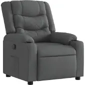Sonstiges Fauteuil verstelbaar stof donkergrijs