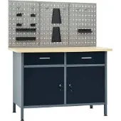 Syfax Werkbank met 3 wandpanelen