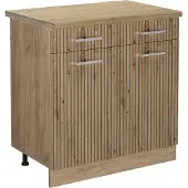 Vicco Keukenonderkast R-Line Artisanaal eiken 80 cm , WB Eik, Model 49125