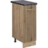 Vicco R-Line Apotheekkast – 30 cm, WB Antraciet Artisanaal eiken