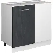 Vicco R-Line Hoekkast – 86 cm zonder werkblad Zwart beton