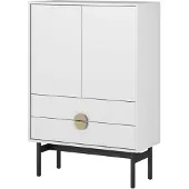 Selsey Stoon - Hoge kast - 85 cm - wit