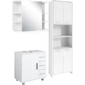 Vicco Badkamermeubelset Maris Wit 3-delig, Model 41640