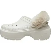 Crocs Stomp Gevoerd Klomp Dames Beige Sandalen