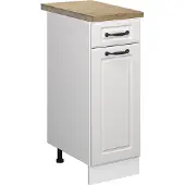 Vicco R-Line Keukenonderkast – 30 cm, WB Eik Wit Landhuis