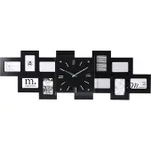 Koopman Wandklok met 10 fotolijstjes, 80 x 4 x 26 cm