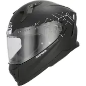 Acerbis X-Way Solid Mat Zwart Systeemhelm Maat XS