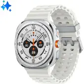 Samsung Galaxy Watch Ultra (2024) | Titanium White | Marine Band | wit