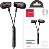JOYROOM JR-EL114 Bedrade in-ear oortelefoon-zwart (Bedraad), Koptelefoon, Zwart