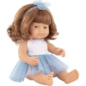 Miniland Redhead Baby Doll 38 Cm Blauw Kinderen