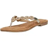 Lazamani Teenslipper goud / parelwit