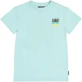 Tumble 'n dry T-shirt met backprint turquoise Blauw Jongens Katoen Ronde hals - maat 92
