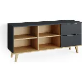 Vicco Nautica TV-meubel – 134 x 61 cm Antraciet
