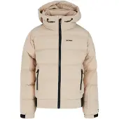 Protest ski-jack Elniy Jr beige Skijack Meisjes Polyester Capuchon Meerkleurig - maat 128