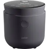 Lauben Rice Cooker - 1.5L - Rijstkoker Klein - Rice cooker small - Rijstkoker met lage suikerfunctie - 500W - Zwart