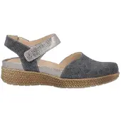 Durea 5924 Wijdt H Slingbacks | Maat 4.5 Dames Grijs