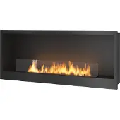 SOLOLED INSIDE 1200 Infire: Ingebouwde bioethanolkachel met glas