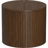 Vicco Tavilo Salontafel – 38 x 38 cm Walnoot