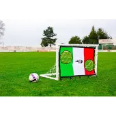 Powershot Voetbaldoel (1,2m x 0,8m - PVC) + Italië schietmuur