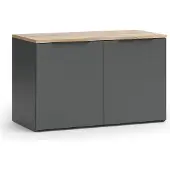 Vicco Wido Dressoir – 80 x 50 cm met 2 deuren Antraciet