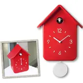 Guzzini - Koekoeksklok met slinger - Home Red
