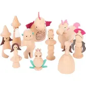TickiT Houten Betoverde Figuren.