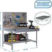 Simonwork (bancos De Trabajo) Bt2 Box Werkbank 1445x1510x610 Mm
