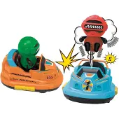 Lexibook Crosslander BUMPERS set – set of 2 Bumper cars met 2 removable figures met licht- en geluidseffecten