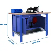 Simonwork (bancos De Trabajo) Bt6 Pro Werkbank 865x1200x750 Mm