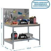 Simonwork (bancos De Trabajo) Bt2 Werkbank 1445x1210x610 Mm